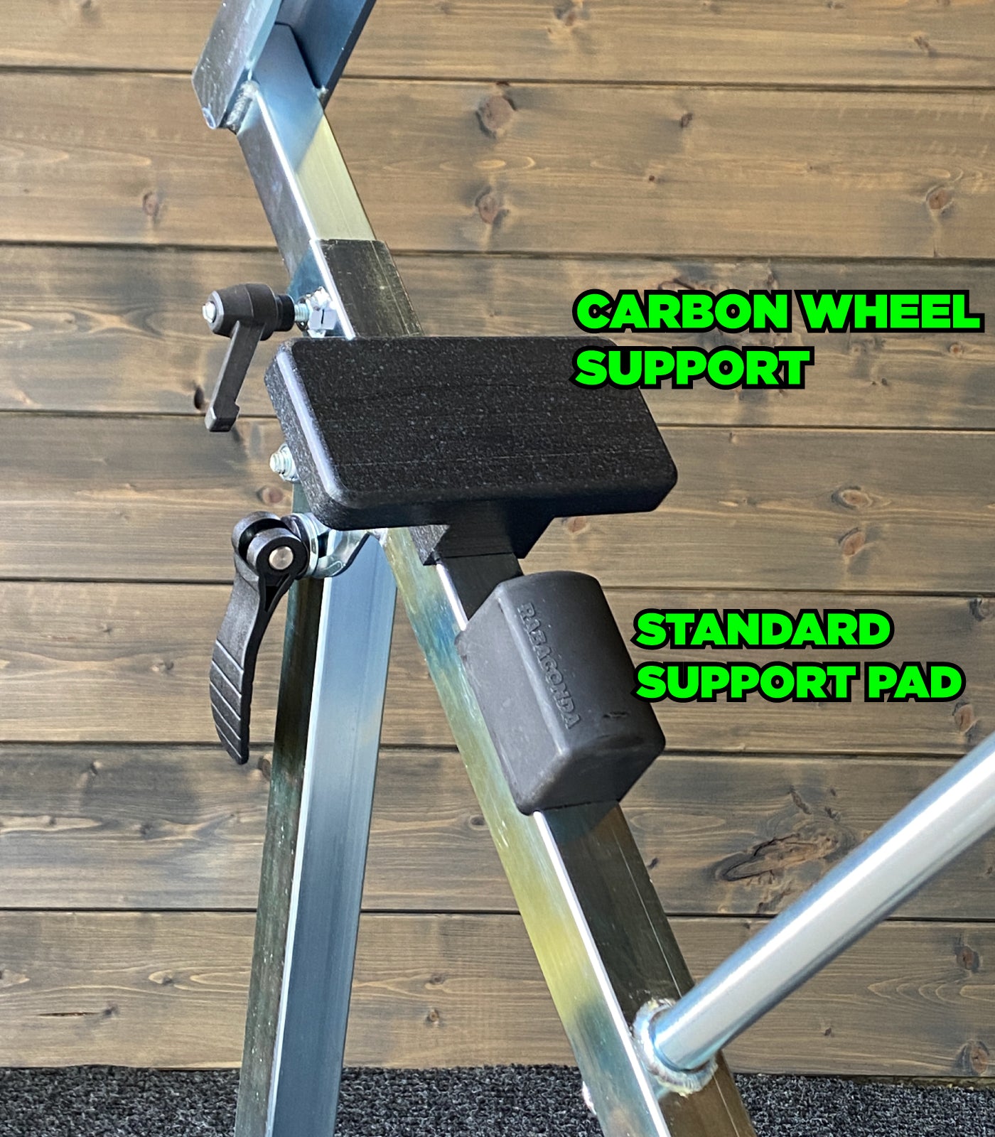 Carbon Fiber Wheel Supports for Street Bike Tire Changer