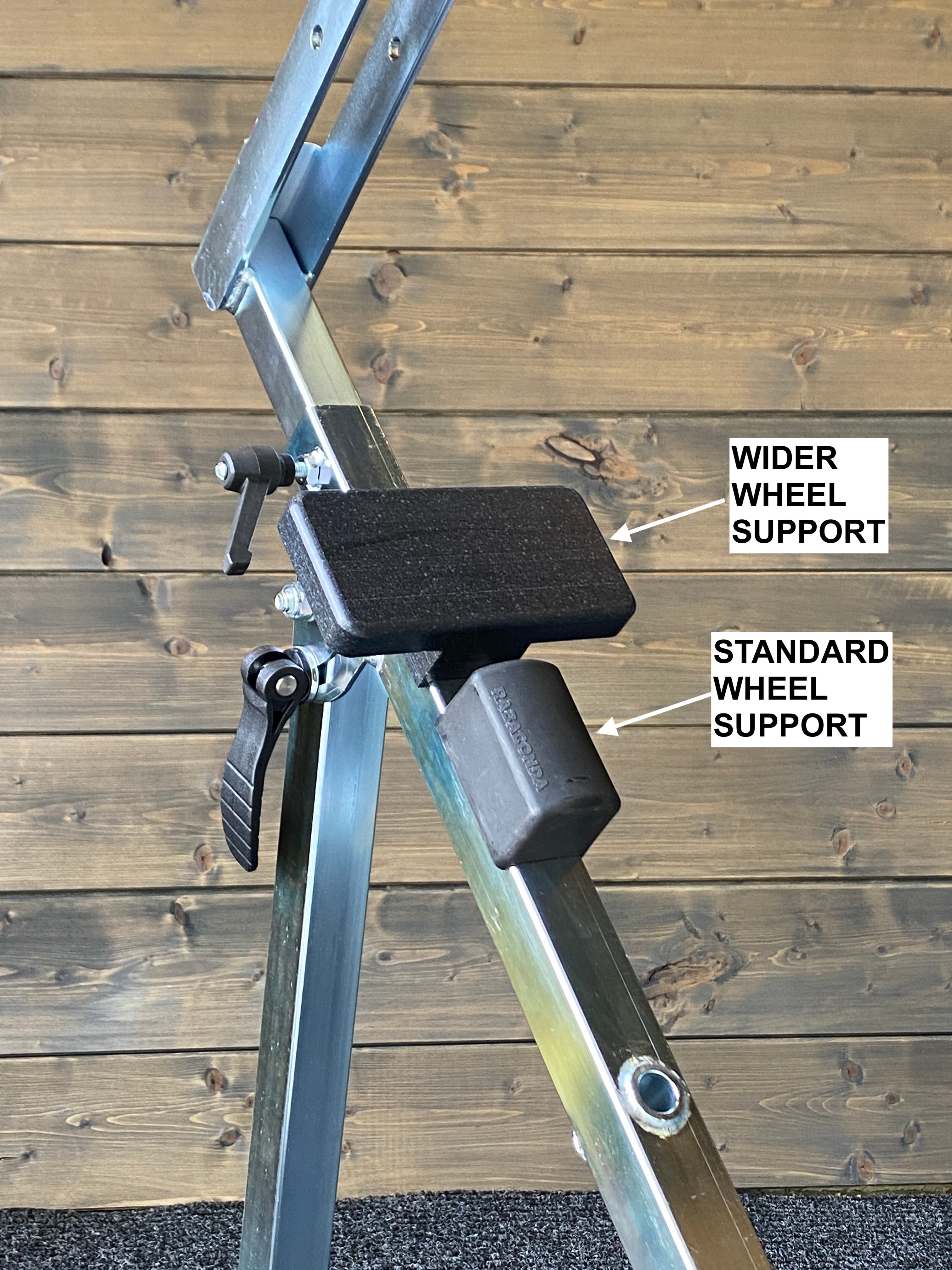 Wide Wheel Supports for Street Bike Tire Changer